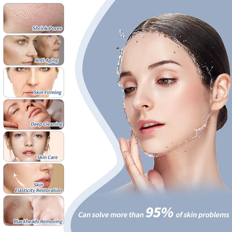 Professional 13 in 1 Microdermabrasion Machine Diamond Skincare Skin Polishing Hydro Dermabrasion Facial Machine