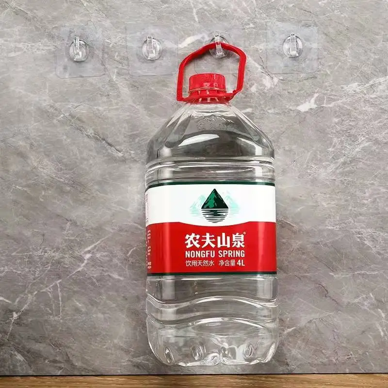 Transparent behind-the-door viscose hook kitchen nail-free and non-marking hook wall bathroom ideas sticky hook wholesale