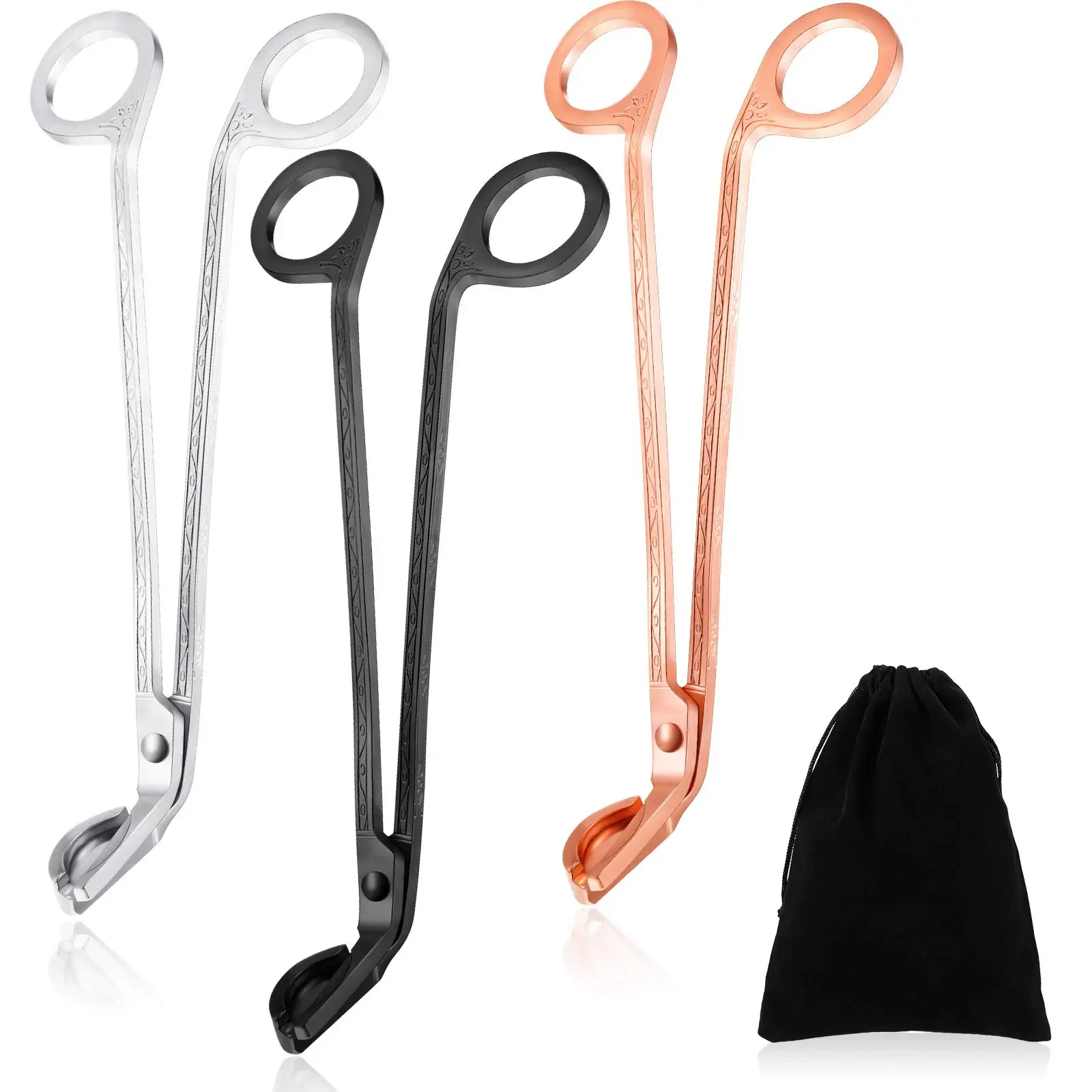 Luxury Stainless Steel Scented Candle Cutter Wick Trimmer Wicks Cutter Candle Accessories