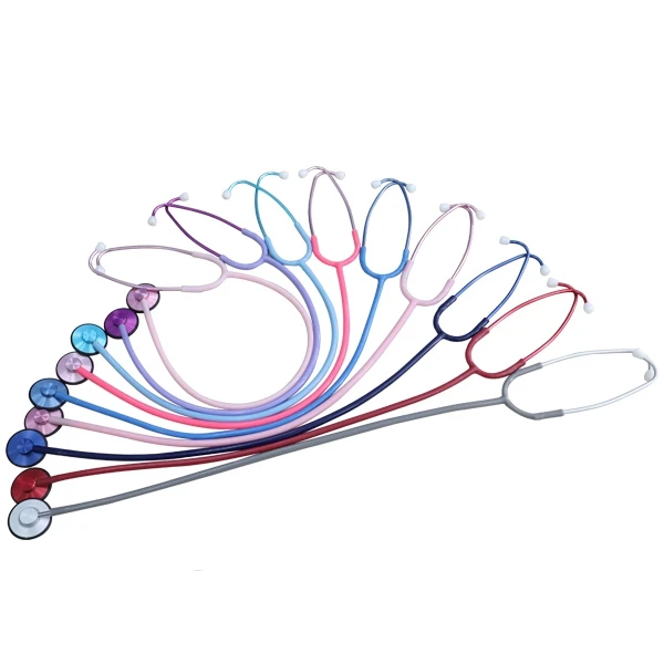Медицинский кардиологический цветной стетоскоп с одной головкой
