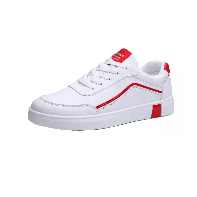 
dropshipping outdoor casual sports shoes lace up flat low cut skateboard men canvas students fashion sneakers soft men shoes 