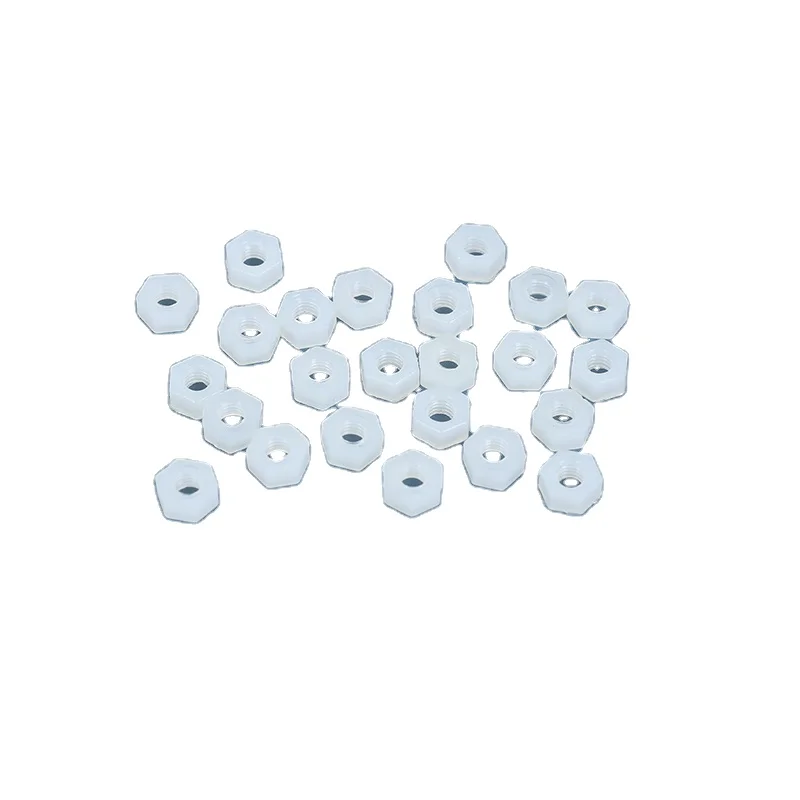 Plastic Screws and Nuts Nylon Nut Cap Hex Nylon PA66 Manufacturers Supply White Nylon Insulated Hexagon Nut