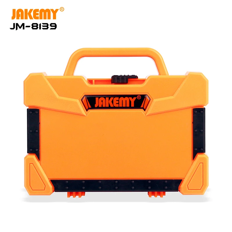 JAKEMY JM-8139 Multi-functional Driver Household Hand Tool Screwdriver Tool Box Set for Electronic DIY Repair