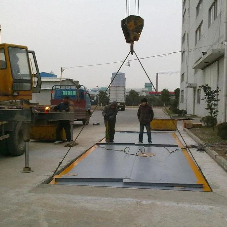 120 ton electronic dump truck scale portable weighbridge price