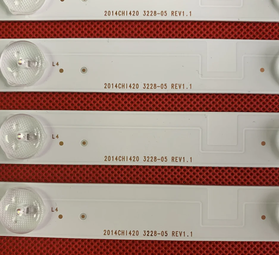 Светодиодные полосы подсветки телевизора LED42K220 LED42K20JD ламп 42EC260JD 42EC110JD 3 В бусины для ЖК-лампы