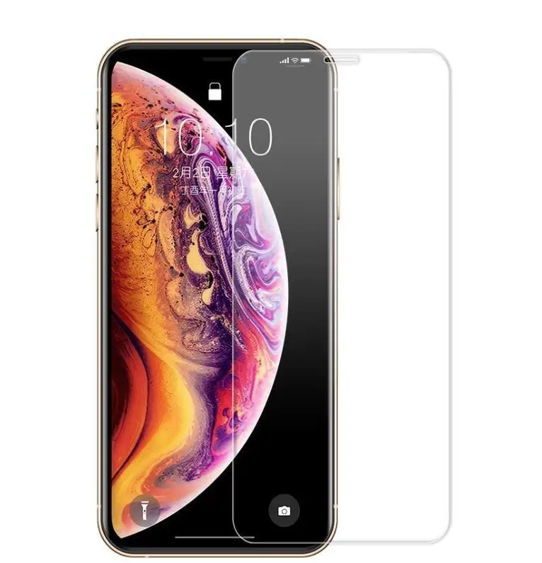 Wholesale Cheap Price Quality Clear 2.5D 9H 0.26MM 0.33MM Tempered Glass Screen Protector  For iPhone 6/7/8/ Xs /XR/MAX