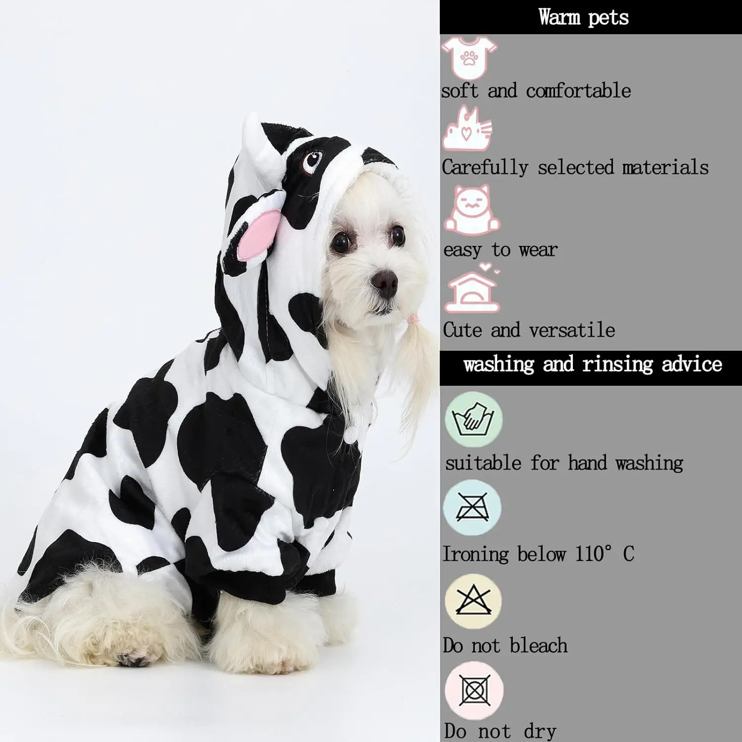 Modeling Cow Role-Playing Dog and cat Clothing dog clothing luxury pet clothes