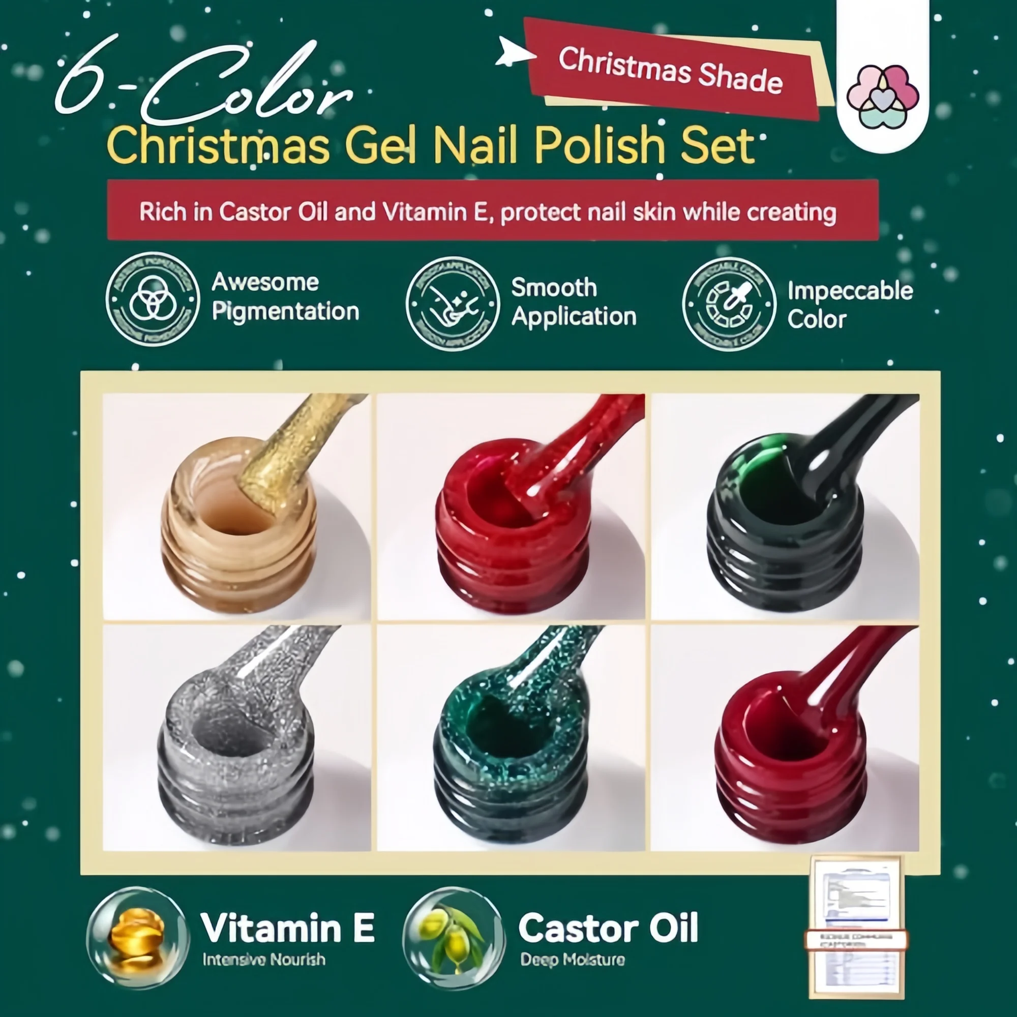 Best Sellers Complete Acrylic Nail Kit New Year Christmas Theme All-in-one Solution for Both Novices and Professionals