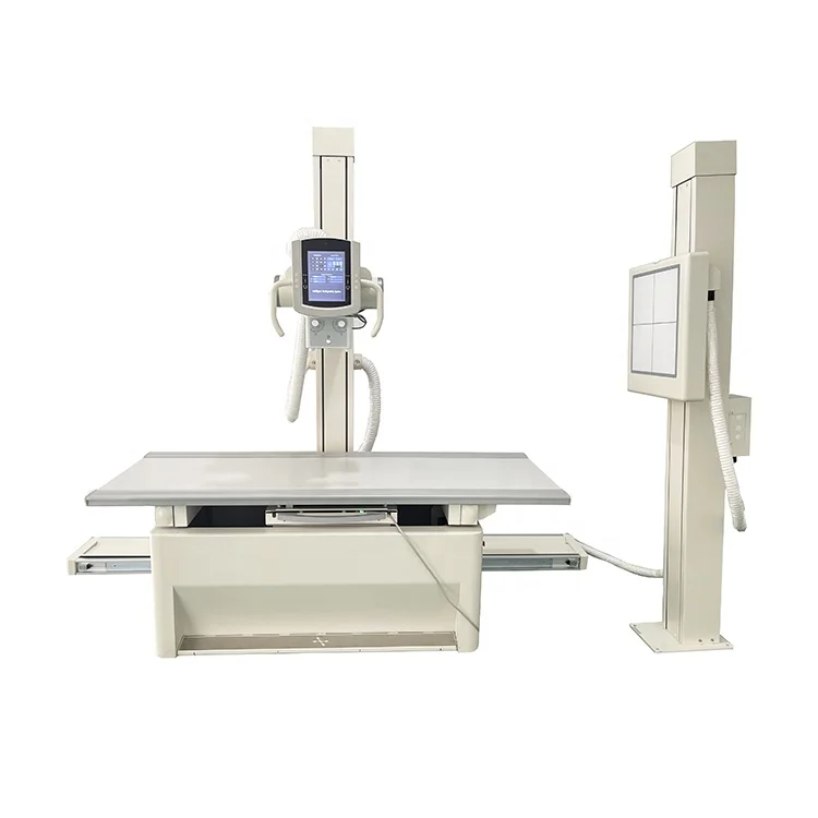 Medical Touch Screen 32kW 400mA DR Touch Screen Floor-mounted Digital Radiography System