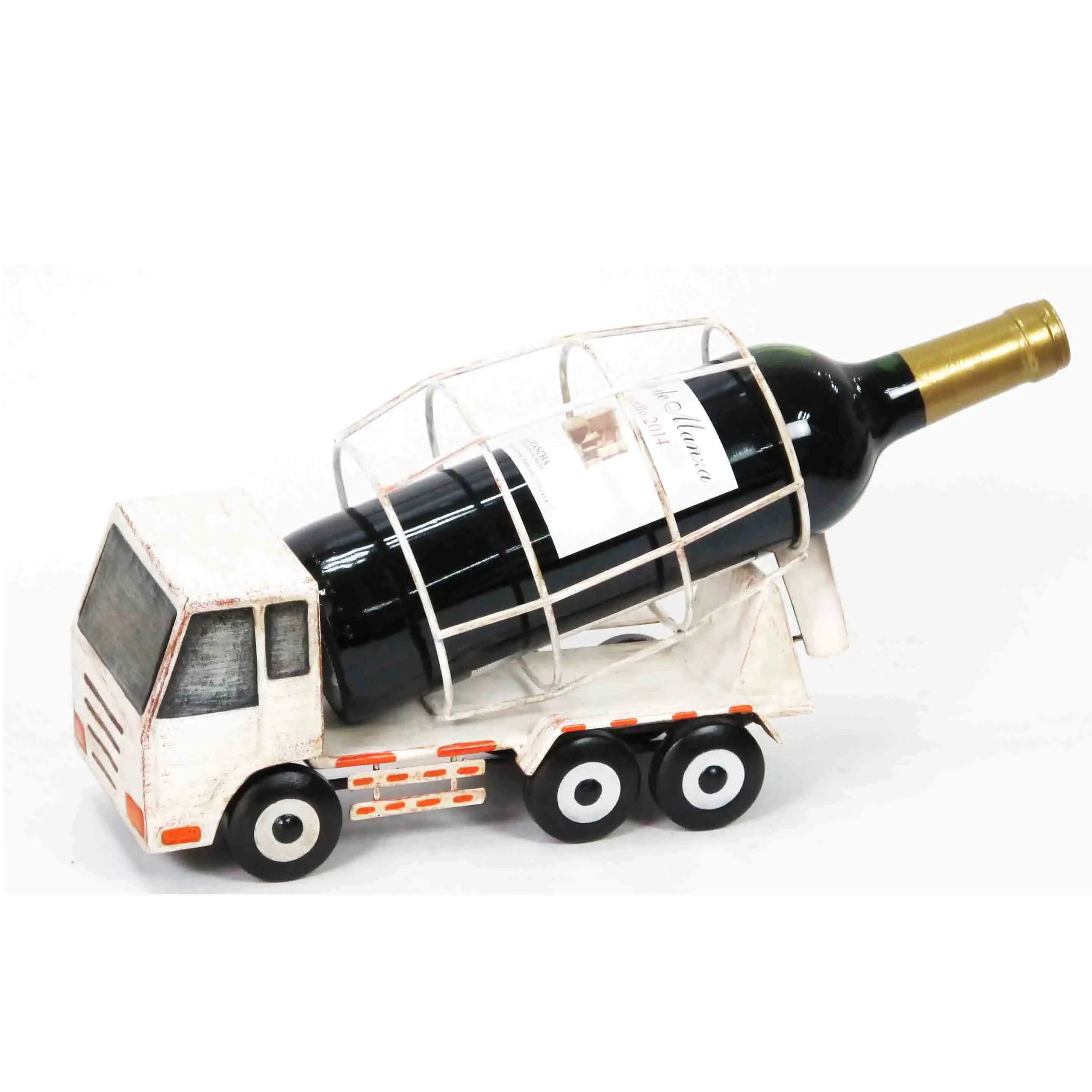 Unique Wine Rack Metal Track Shape Wine Bottle Holder For Home Decor