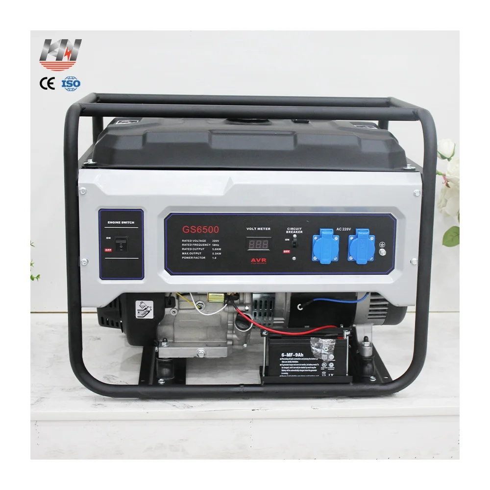 Gas 3300W Gasoline Single Phase Gerador for Home Single Phase / 3000W Power Chongqing 220 Volt Mini Electric 3kVA 3kW Generator