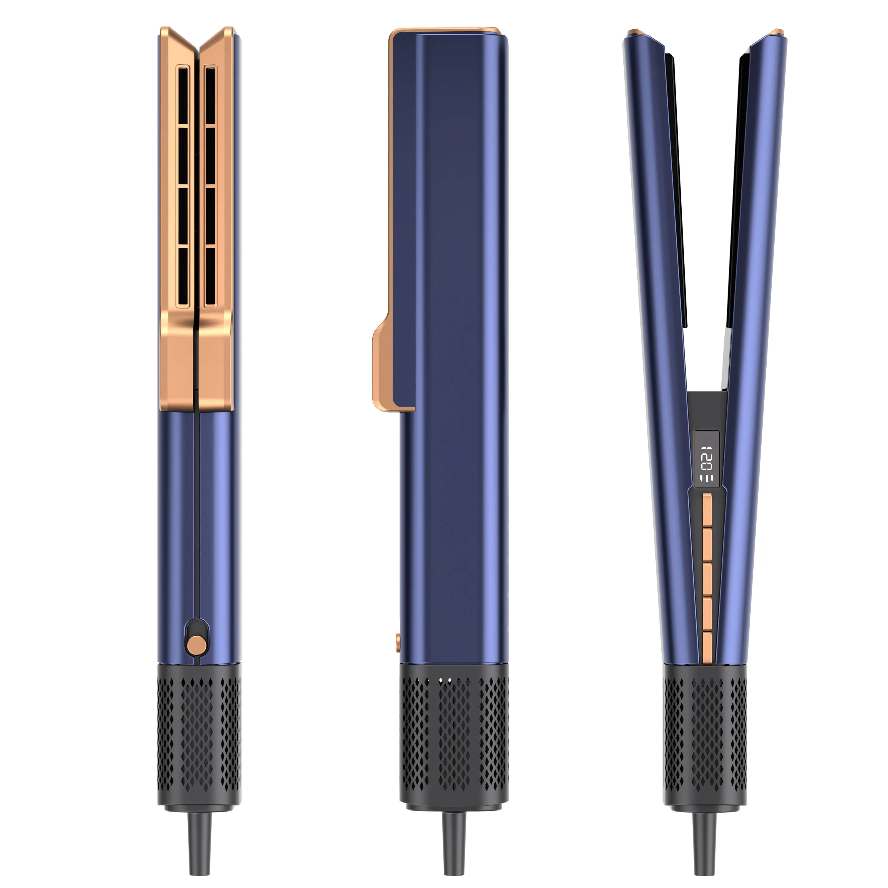 3 in 1 Air Hair Styling Tools Negative Ionic Hair Blow Dryer Brush One Step 1500W Hair Dryer Straightener