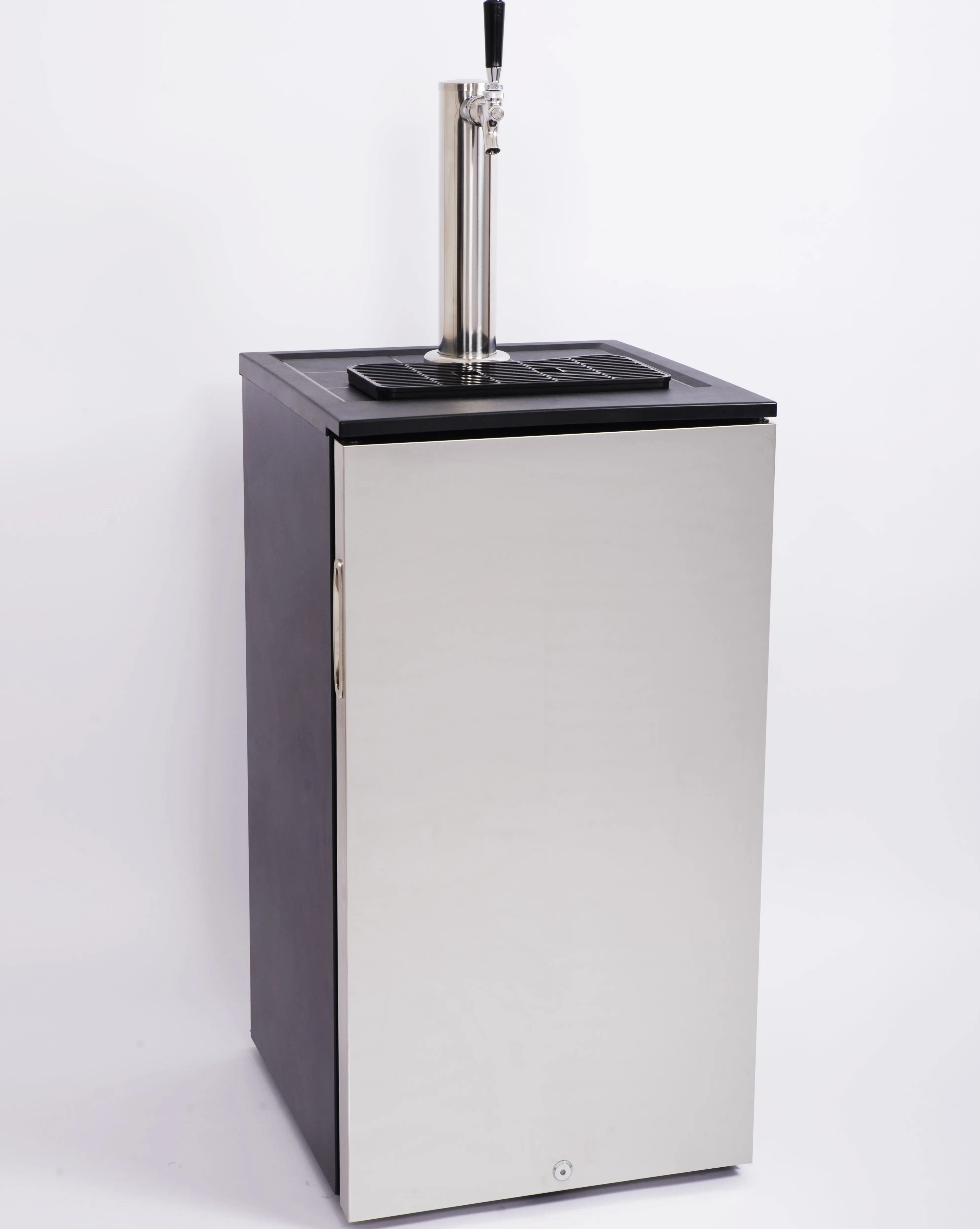 3.2Cu.FT single dual faucet beer kegerator cooler