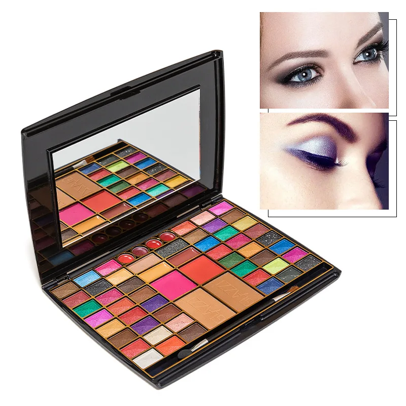 60 Colors Matte Pearl Eye Shadow High Gloss Blush Makeup Artist Multi-Purpose Eyeshadow Palette