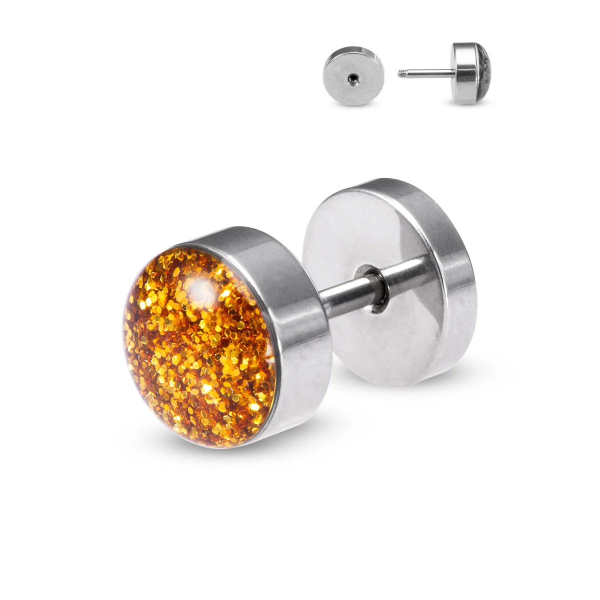 SC New Arrival Fashion Silver Plated Earrings Trendy Stainless Steel Earrings Cool Colored Cuff Earrings for Women