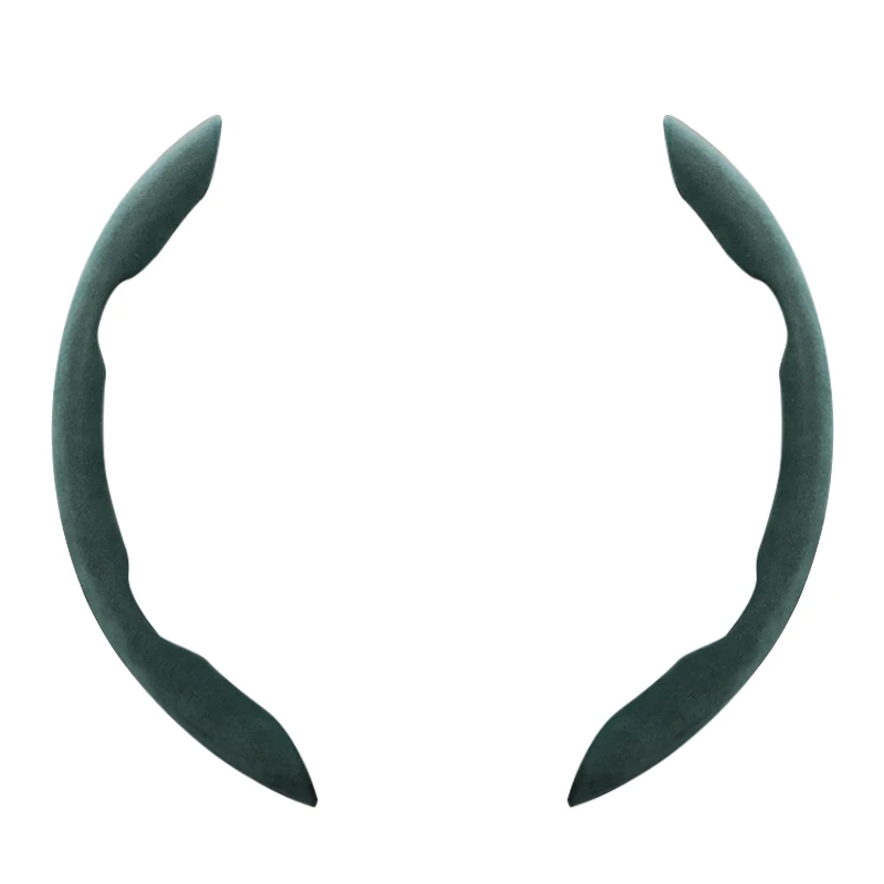 alcantara car steering wheel cover Sweat absorbent non-slip handlebar cover perforated breathable all-season suede