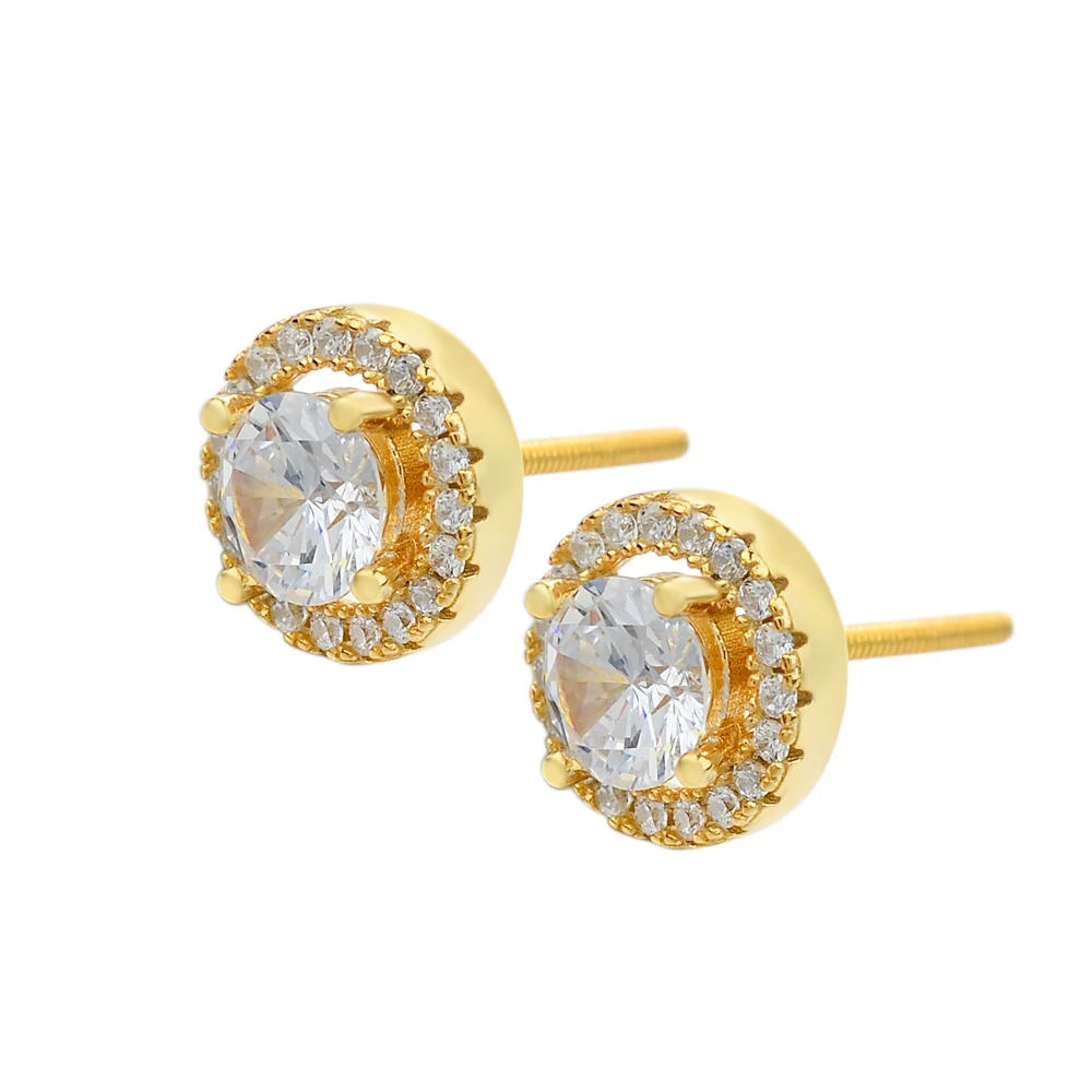 Cute 14K Gold Earrings Kids Hock Retro Oxidized 925 Sterling Silver Birthstone Womens Teacher Earrings For Girls