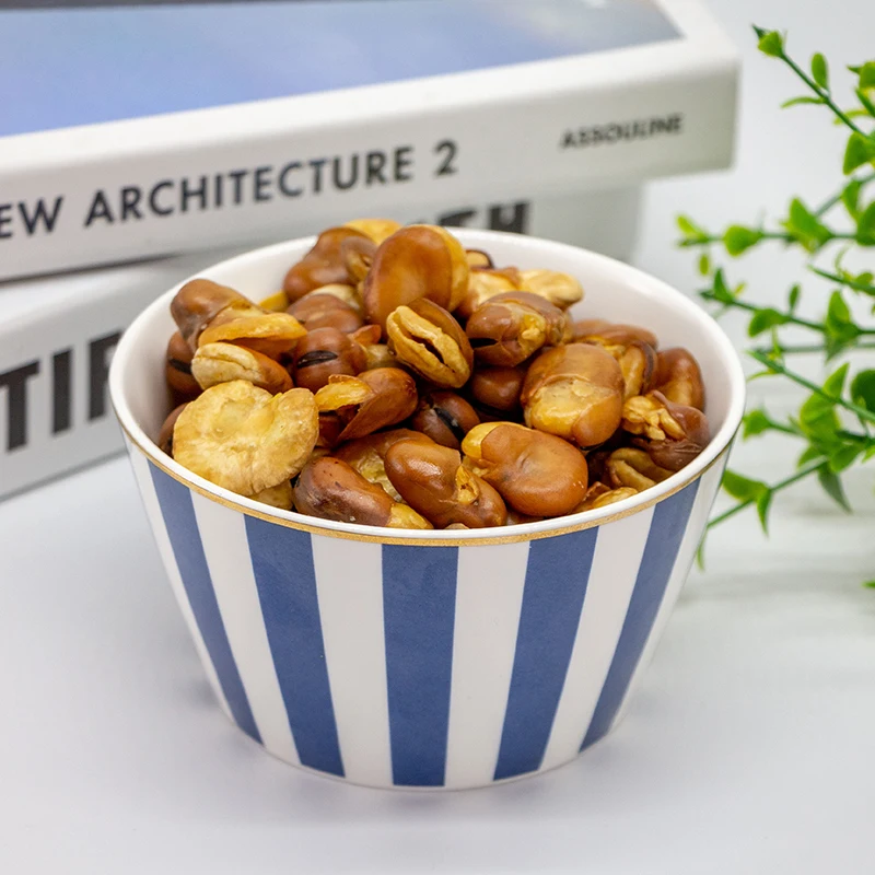 Wholesale fava bean with shell healthy nut snack fried salty broad beans snacks