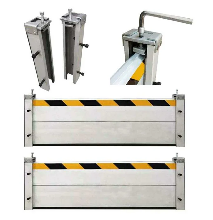 Customized Aluminum Anti flood barrier gate for garage home use
