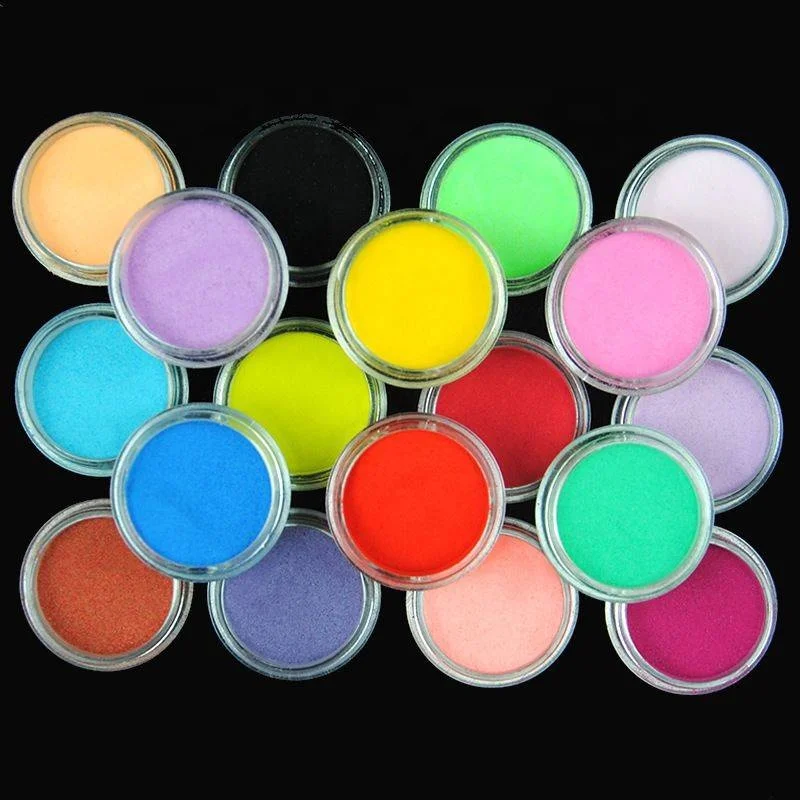 
Wholesale Price 16 Colors Gel Base Acrylic Paint Nail Art Powder for Beauty Painting Tools 