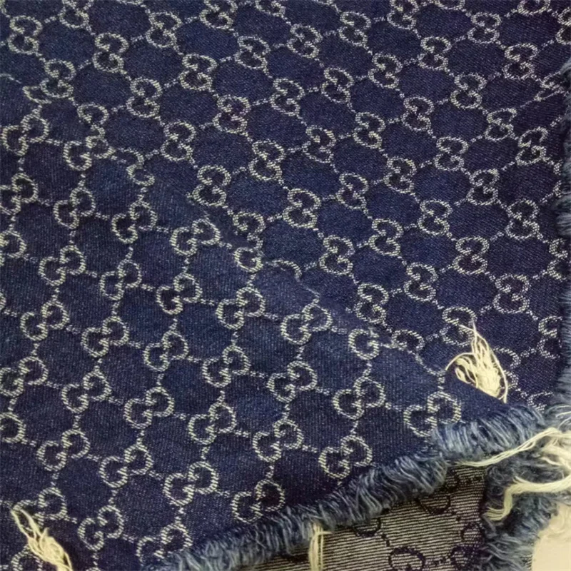 Factory customization stretch Denim jacquard fabric