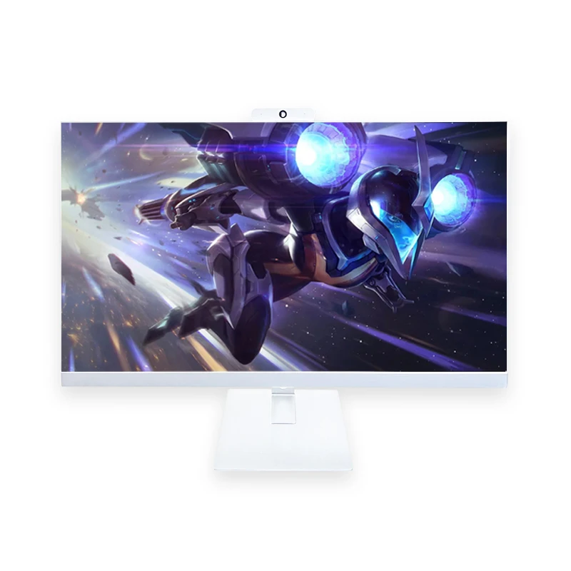 23.8inch LED High Quality Built-In Battery Desktop Monoblock Gaming Computer with Webcam Business All in One PC Barebone