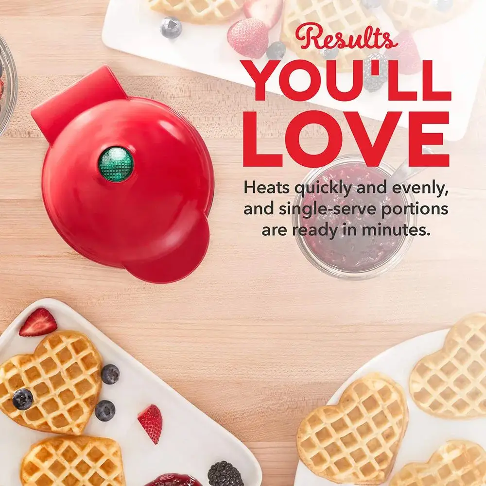Electric Mini Color Waffles Maker Machine Cooking Appliance for Kids Breakfast Dessert Pot Utensil Fried Eggs Round Shape