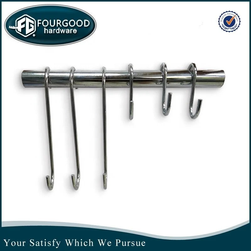 High Quality metal chrome finished S hook rings for outdoor hammock