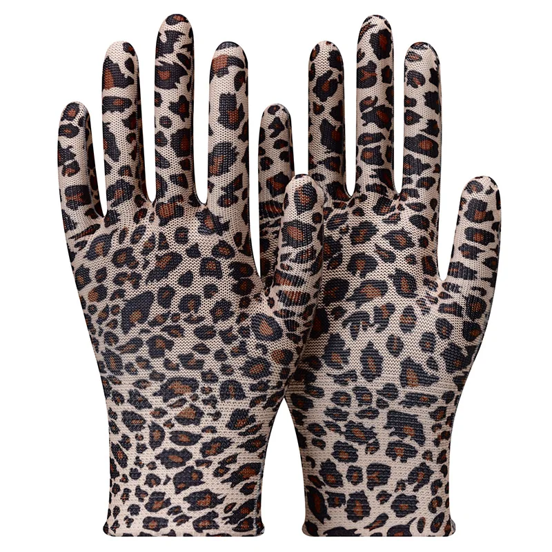 Competitive Price Wear Resistant And Non-Slip Fine Nylon Coated Black Anti Static Pu Gloves