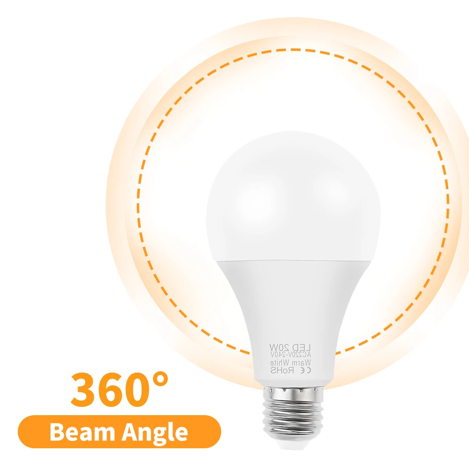 China Electric Lamparas Led Lamp 220V 3W 6W 9W12W 15W 15W 18W 20W E27/E26/E14 Led Lamp Light Bulb
