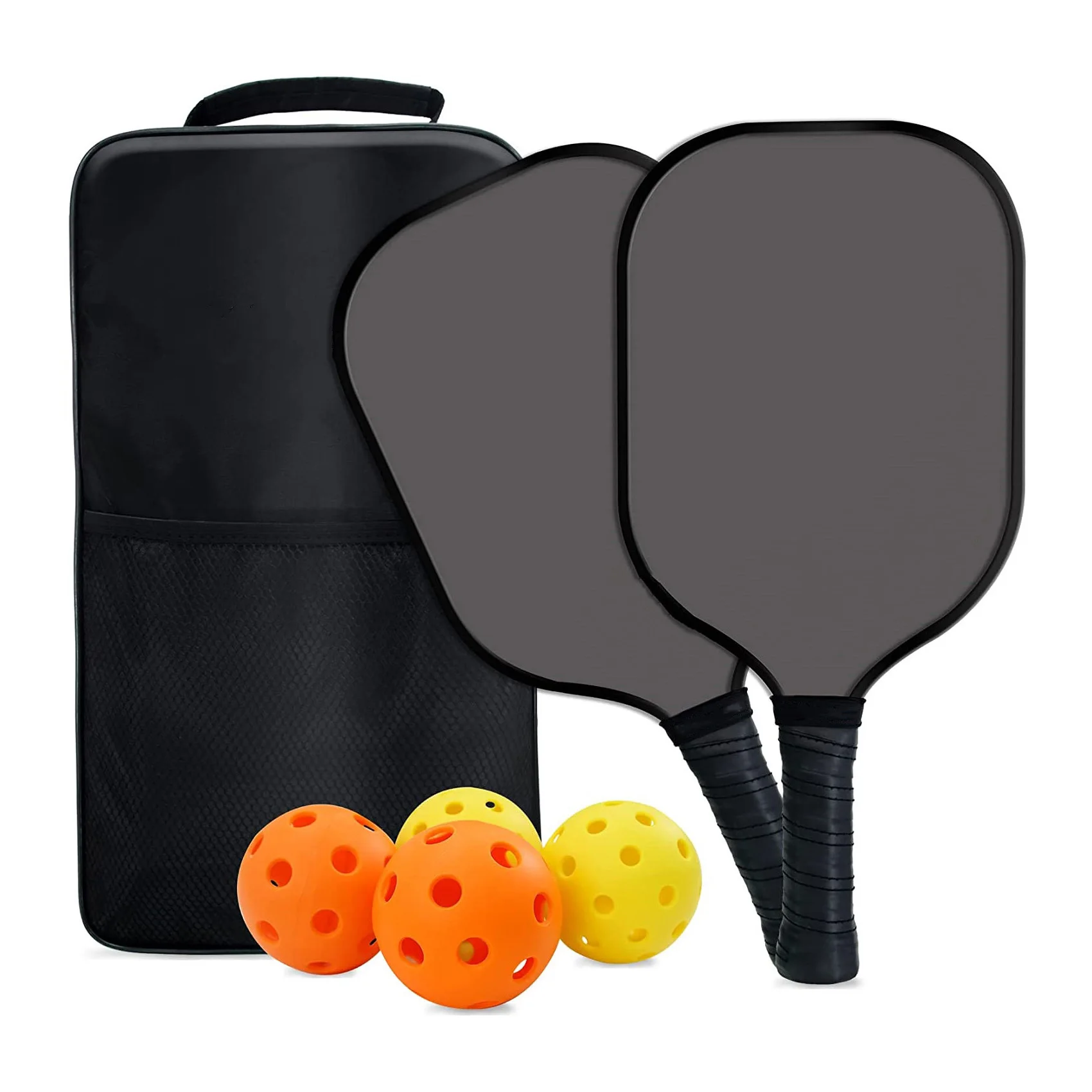 Wholesale Lightweight Graphite Honeycomb Core Glass Fiber Glassfiber Pickle Ball Pickleball Paddles Set