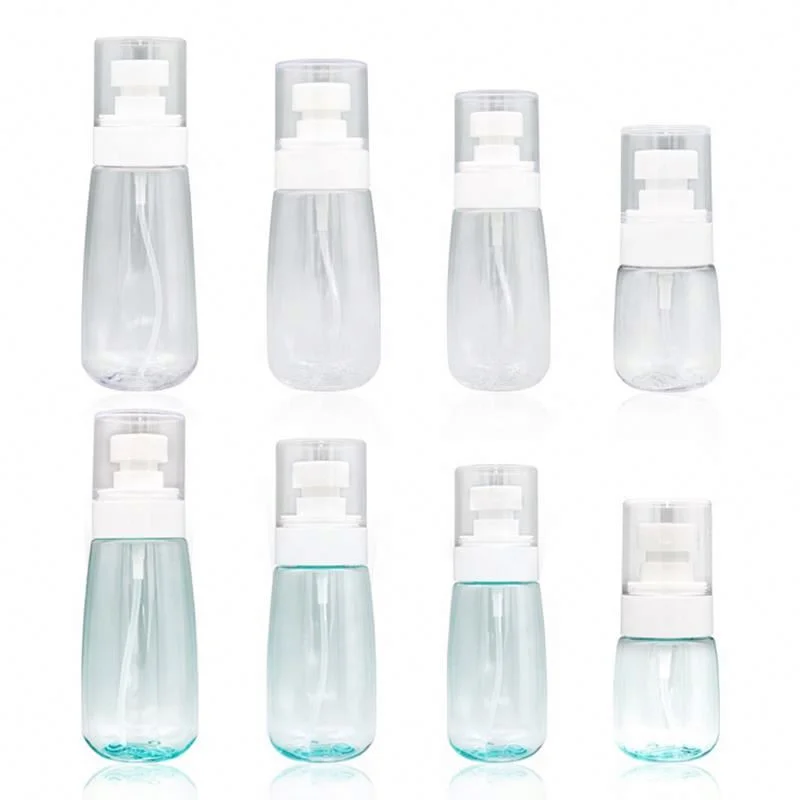 Manufacturer Spot 30ml 60ml 80ml 100ml UPG Cosmetic Plastic Pet Bottle Mist Perfume Sunscreen Spray Bottle