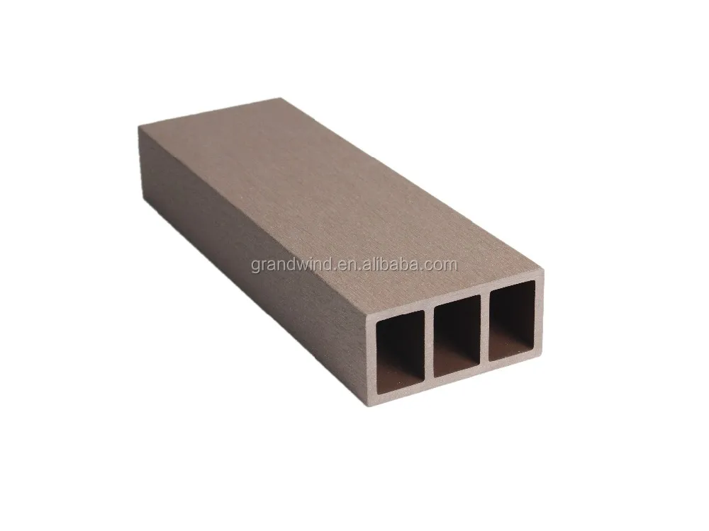 WPC louver tube for garden pergola
