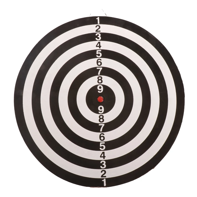 High Quality Paper Black Dartboards With Double Side Games And Steel Tip Darts With 4 Darts Game