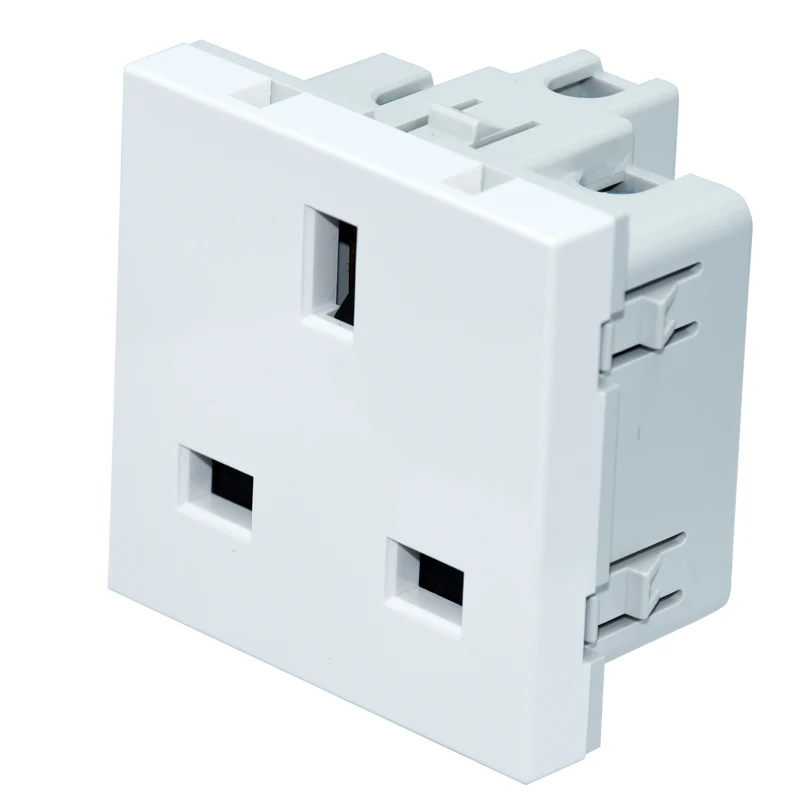 NEPCI British plug G power socket module for floor or desk box XJY-QB-30-A 13A UK standard socket outlet with switch protection