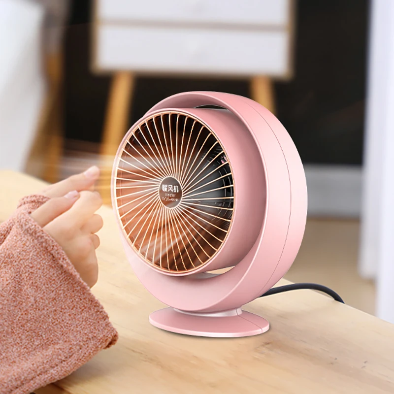 Portable Safe and Quiet Electric 800W Power PTC Ceramic Heater Space Heater for Winter Office Room Desk