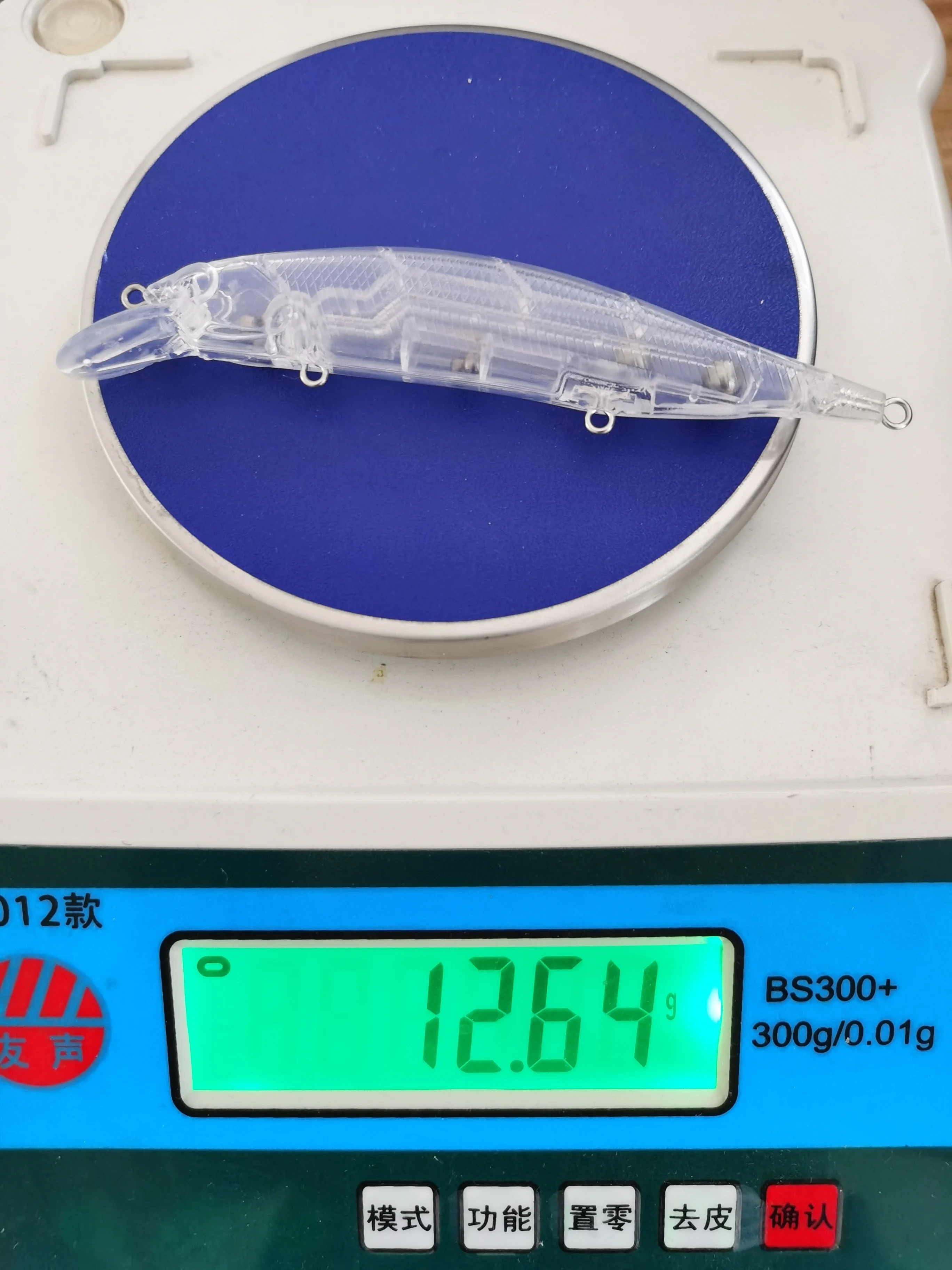 wholesale ABS unpainted minnow fishing blank lure body  125MM 12.64G E340
