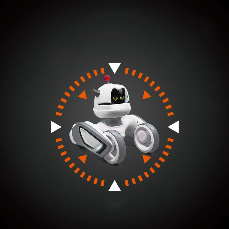 Stem Smart Robots for Kids Smart Monster with Programmable Interactive 360 Degree Roll RC Robot Toy