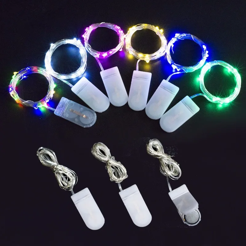 
Fairy String Lights 1m 10leds/2m 20leds/3m 30leds Cr2032 Battery Operated Micro Mini Led Starry Lights String For Wedding 
