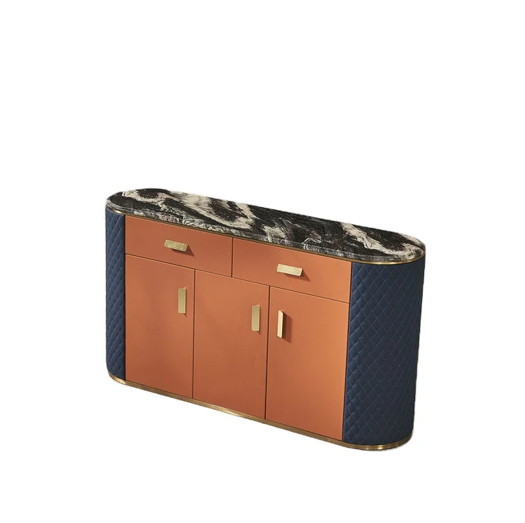 Customized Size Wholesale Price Fast Delivery Top Seller Walnut Wooden Antique Sideboard