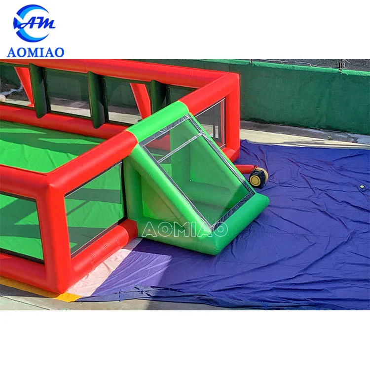 
Hot Sale Inflatable Soap Football / Soccer Field Giant football pitch 