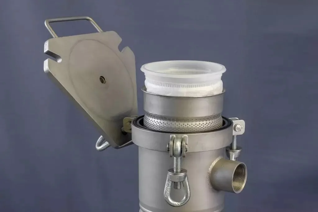 Stainless steel bag filter used for beverage fruit juice honey products tea filtration shampoo filtration paint filtration