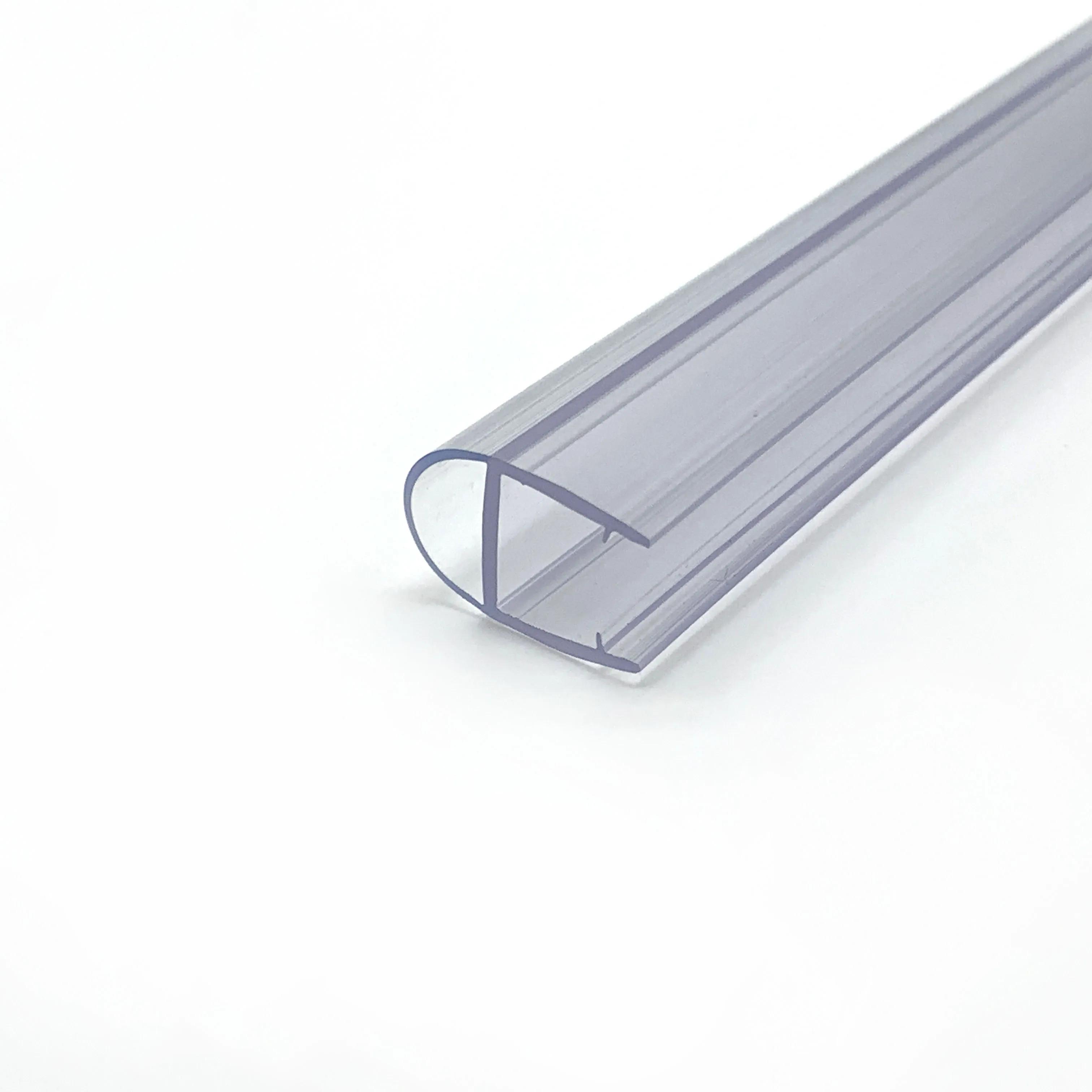 High-end Quality A Shape Water Blocking Strip for Glass Bathroom Shower Sealing Gap 1 to 6mm PVC Water Retaining Strip