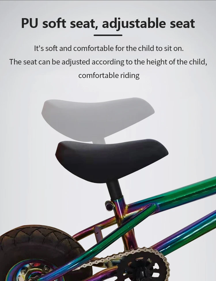 2021 China wholesales new design and high quality BMX mini kids children with adjustable seat and fat tire BMX bike freestyle