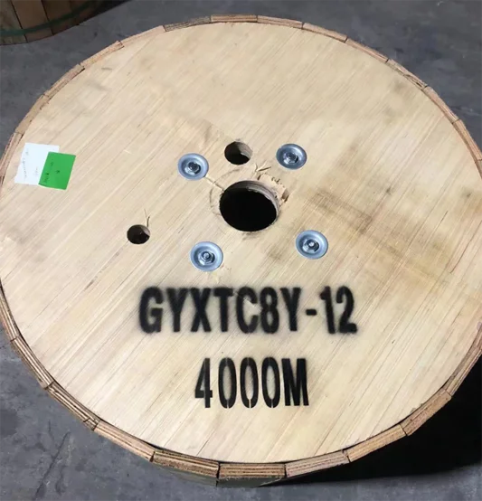 GYXTC8Y 4 6 8 12 FO Fig 8 Uni-Tube Non-Armored mini figure 8 Cable Micro Aerial fiber optic cable