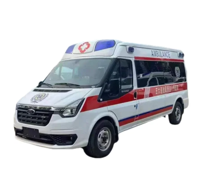 JMC Poly Star Hot Sale Top Monitoring Ambulance Vehicle Medical Van Ambulance for Hospital Patient Transport