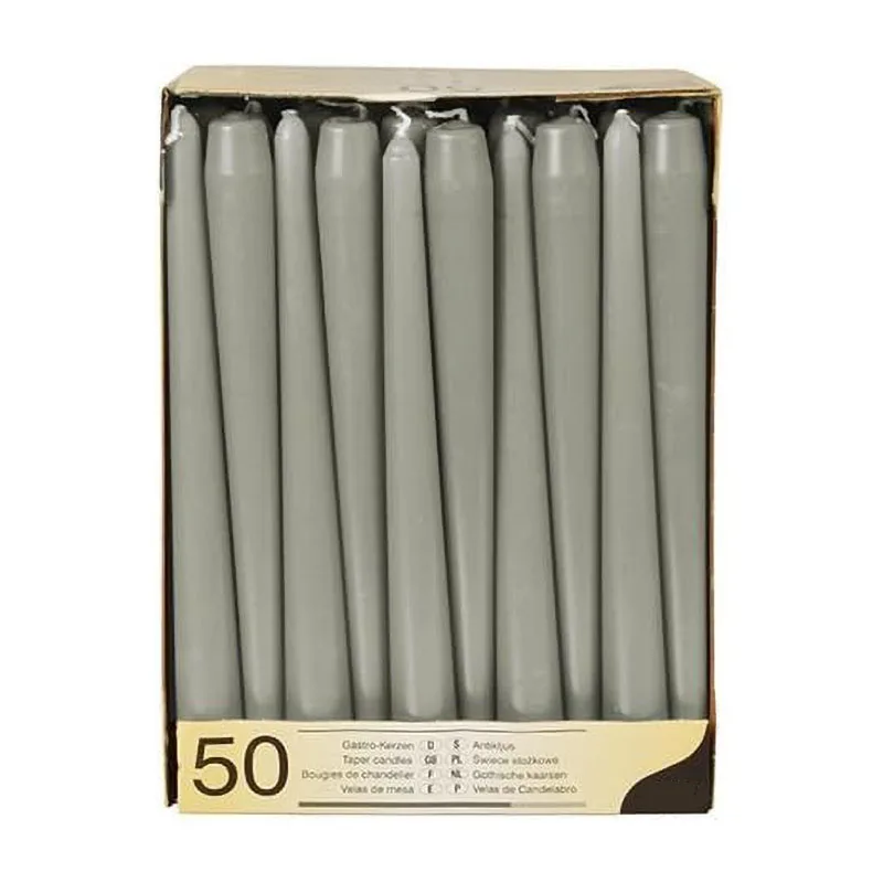 paraffin wax made 8' glitter pillar color taper candle