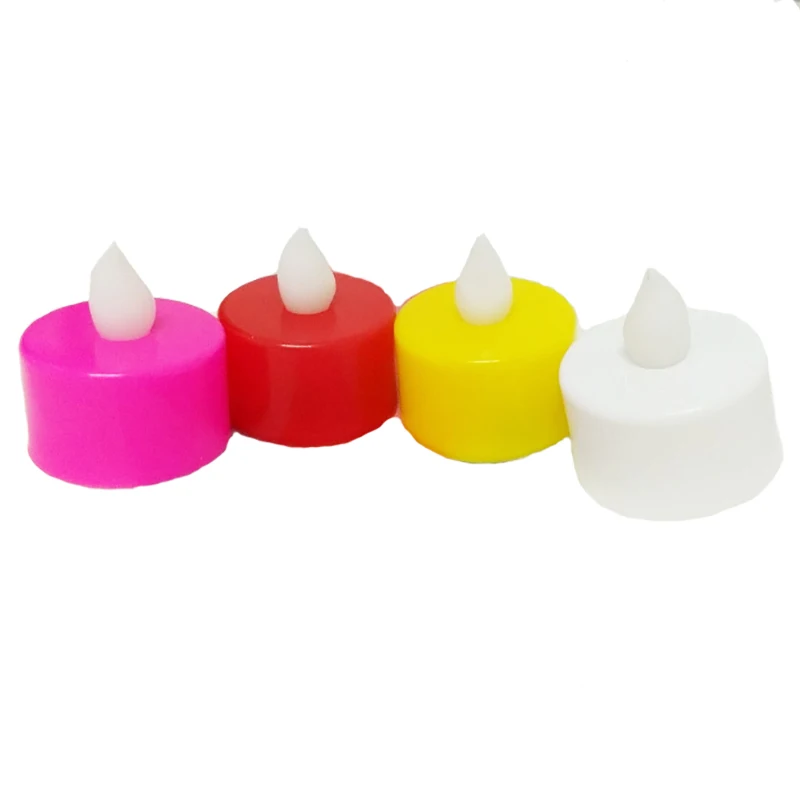 flameless led tea candle light electronic waterproof led candle for party pub