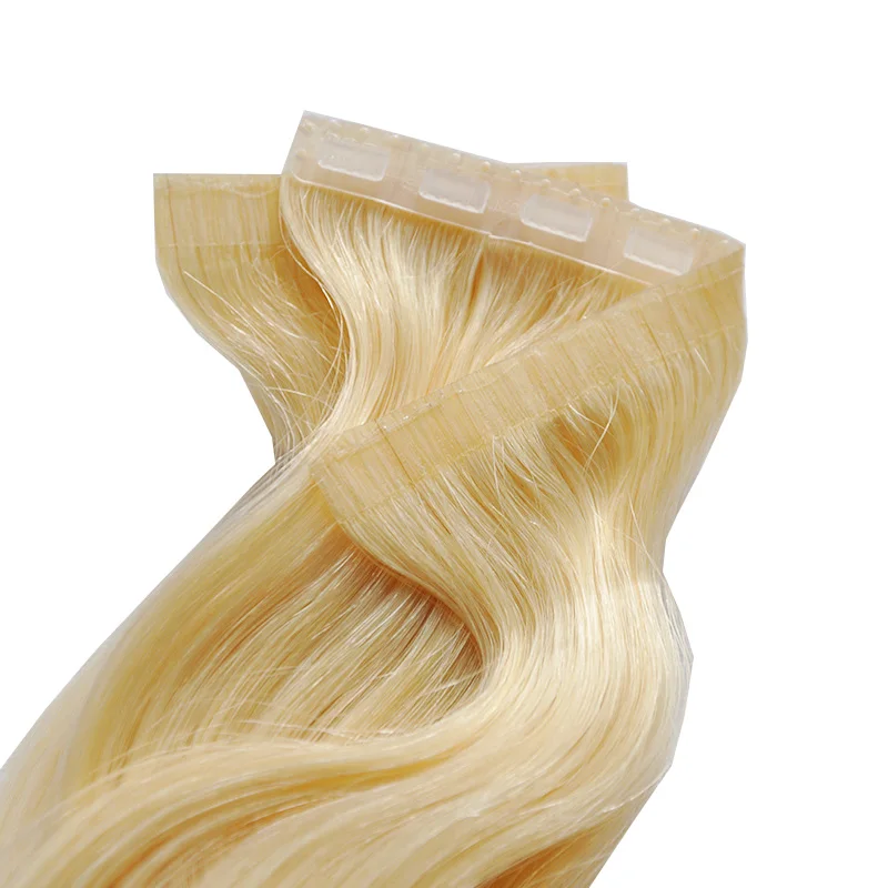 
Snap Button Skin Weft Tape In Human Hair Extension Clip In Hair 14-24inch Easy To Wear And Disassemble New Product 20Pcs 