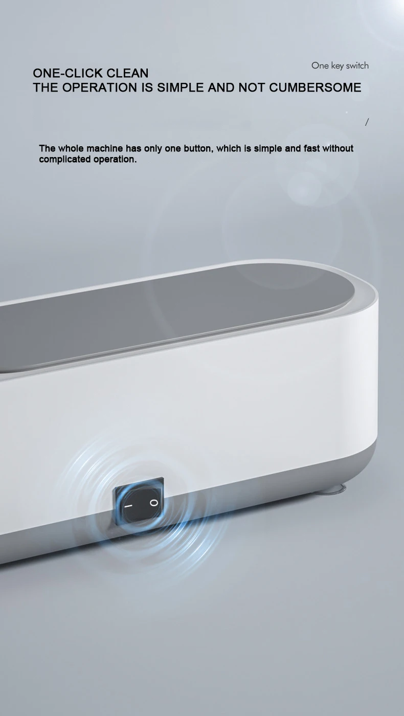 Home Use High Frequency Ultrasonic Cleaner Timer Jewelry Watch